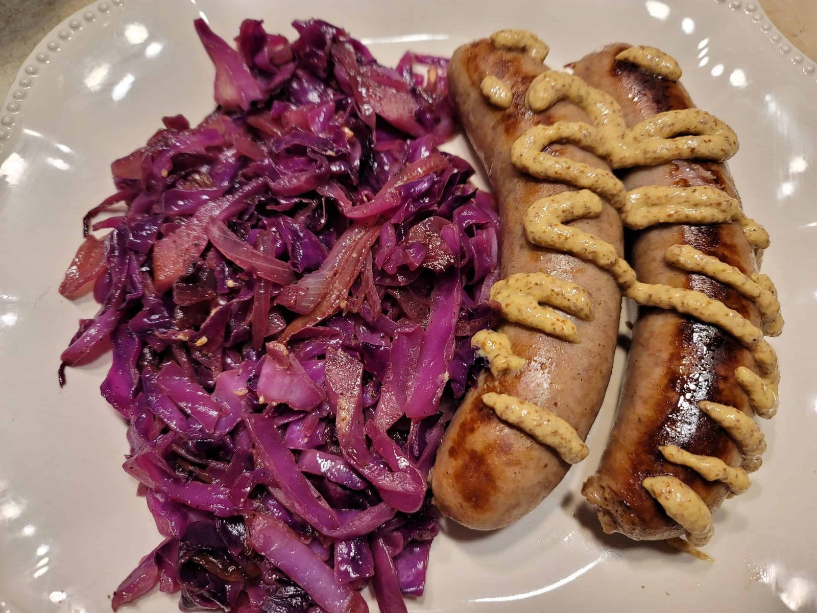 Low Carb Red Braised Cabbage