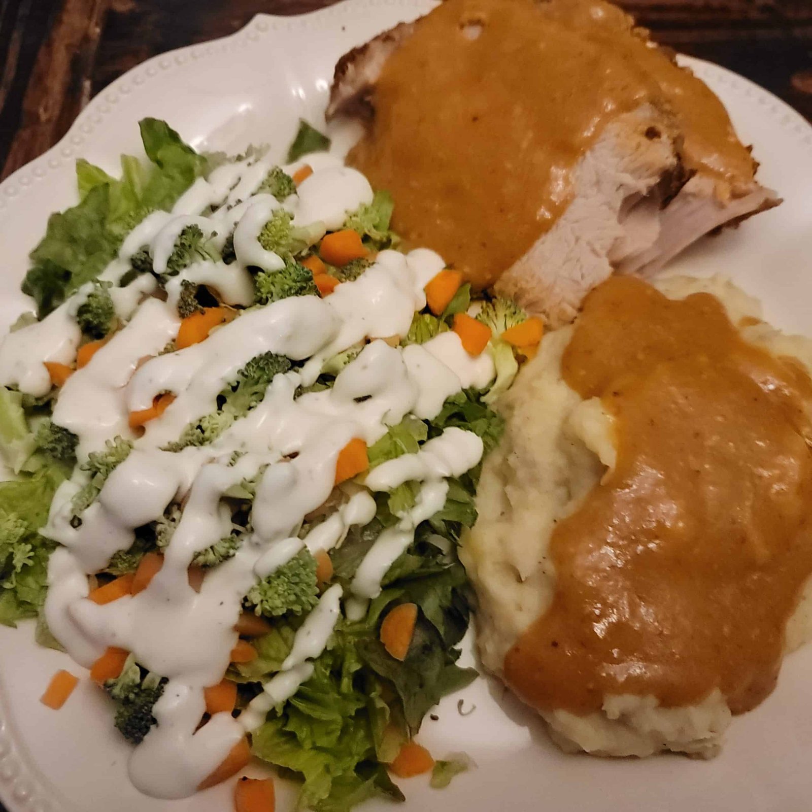 Crockpot Pork Roast with Onion Garlic Cream Sauce
