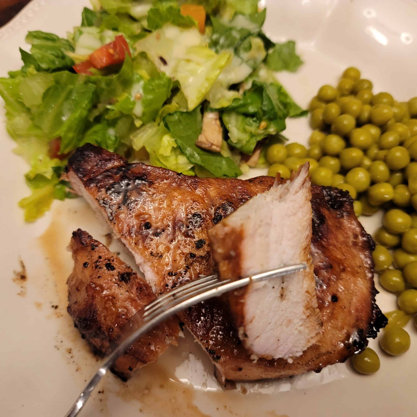 Low Carb, Sweet and Tangy Grilled Pork Chops, THM S
