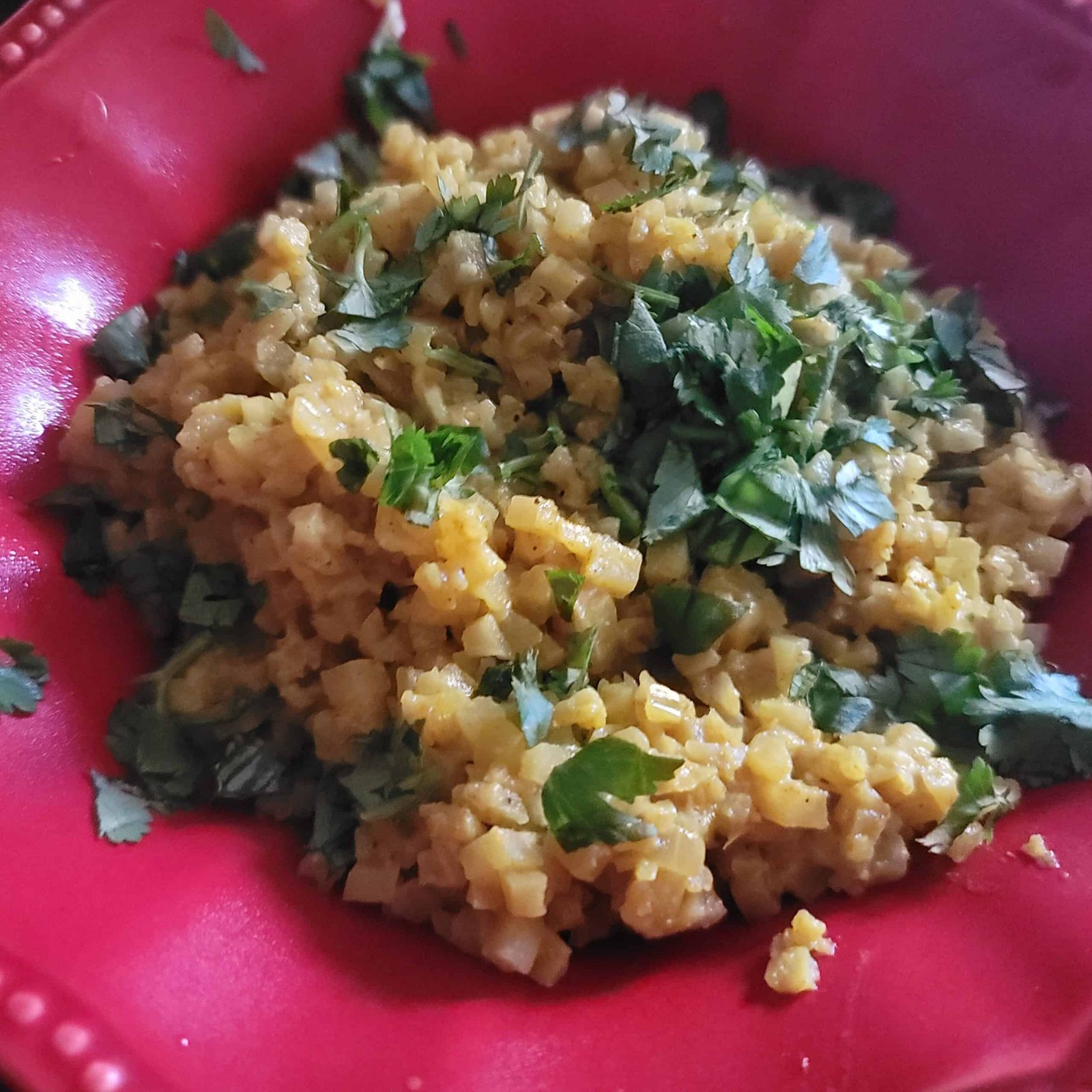 Indian Spiced Cauliflower Rice