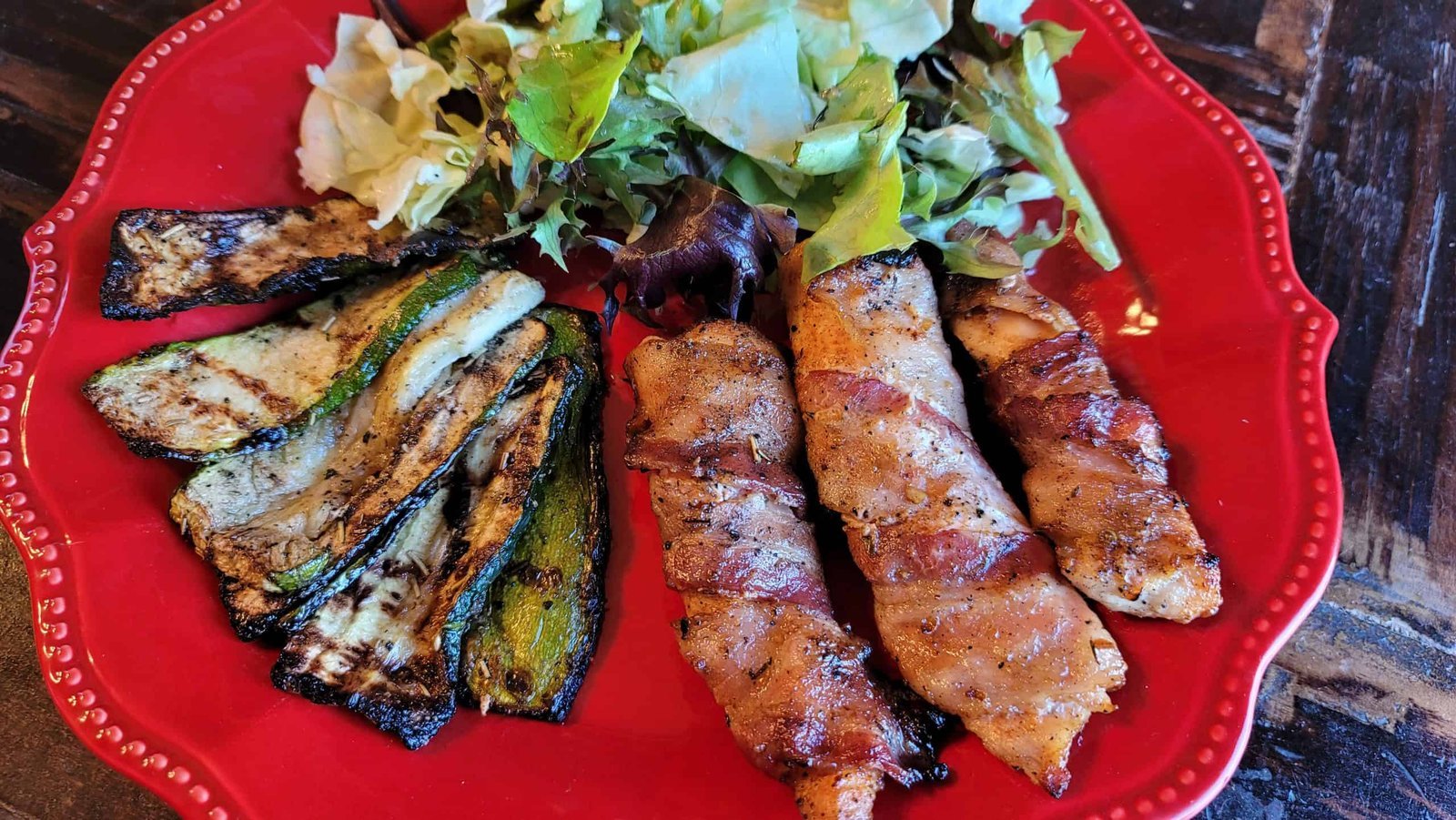 Grilled Bacon Wrapped Chicken