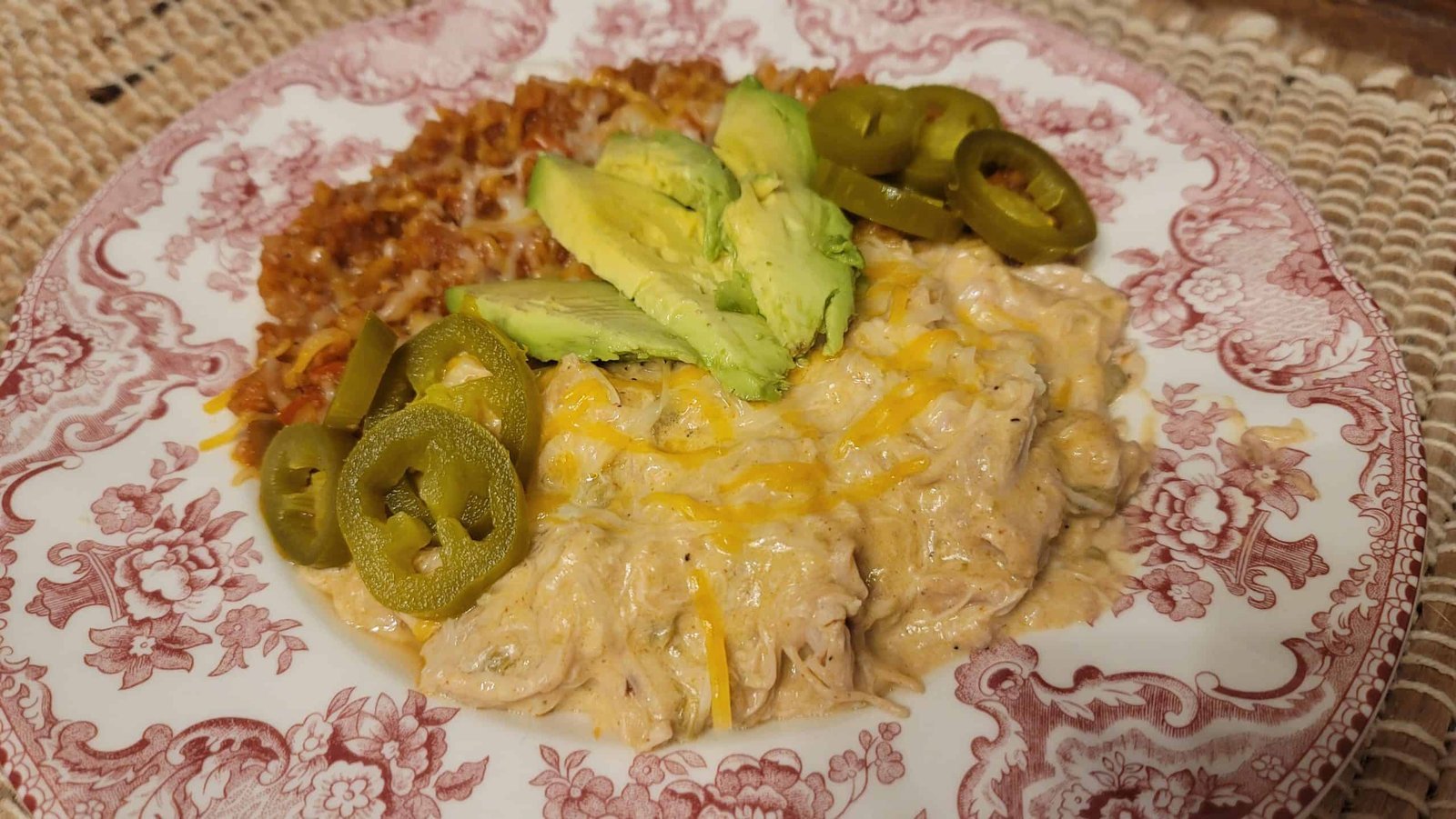 Crockpot Green Chili Chicken, Low Carb