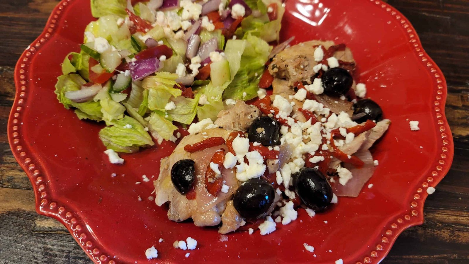 Crockpot Low Carb Greek Chicken