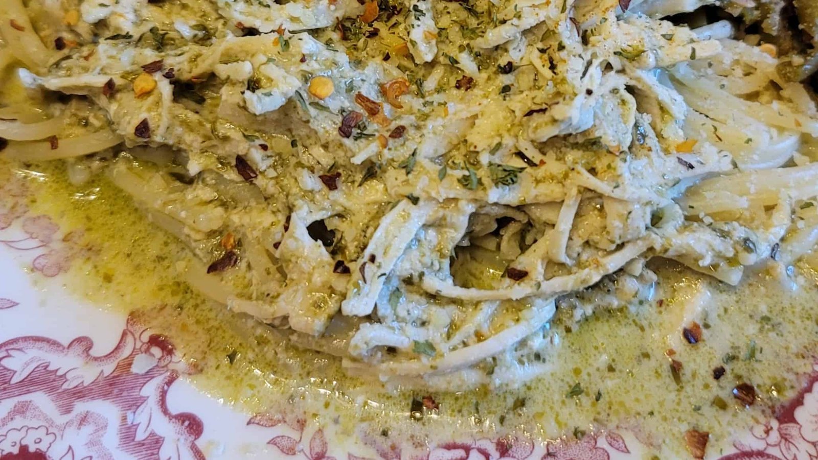 Crockpot Pesto Ranch Chicken