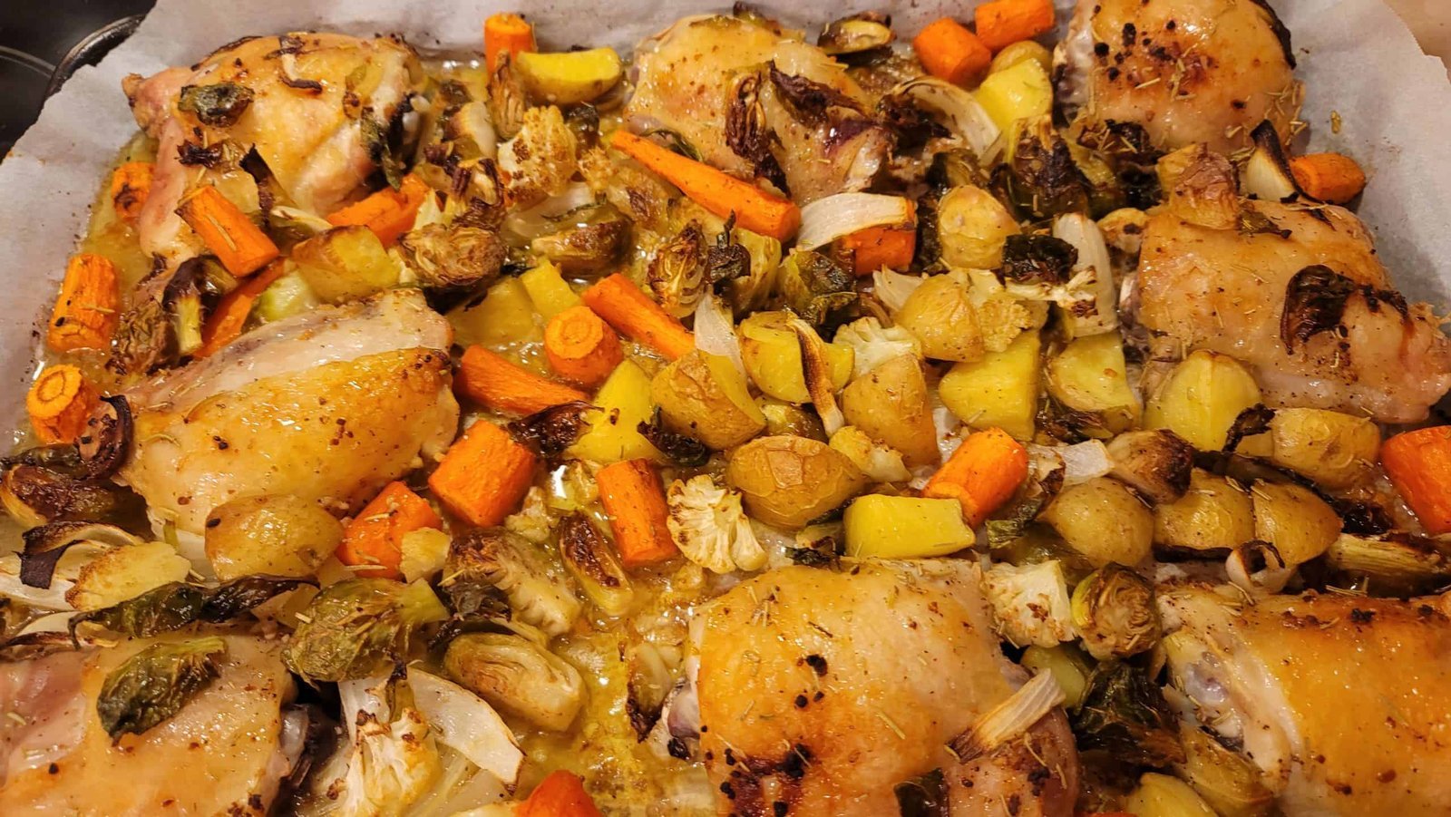 Sheet Pan Crispy Chicken and Veggies