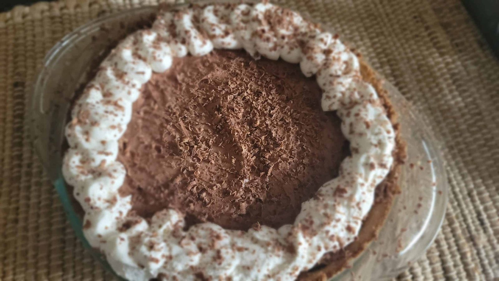 Low Carb Chocolate Silk Pie