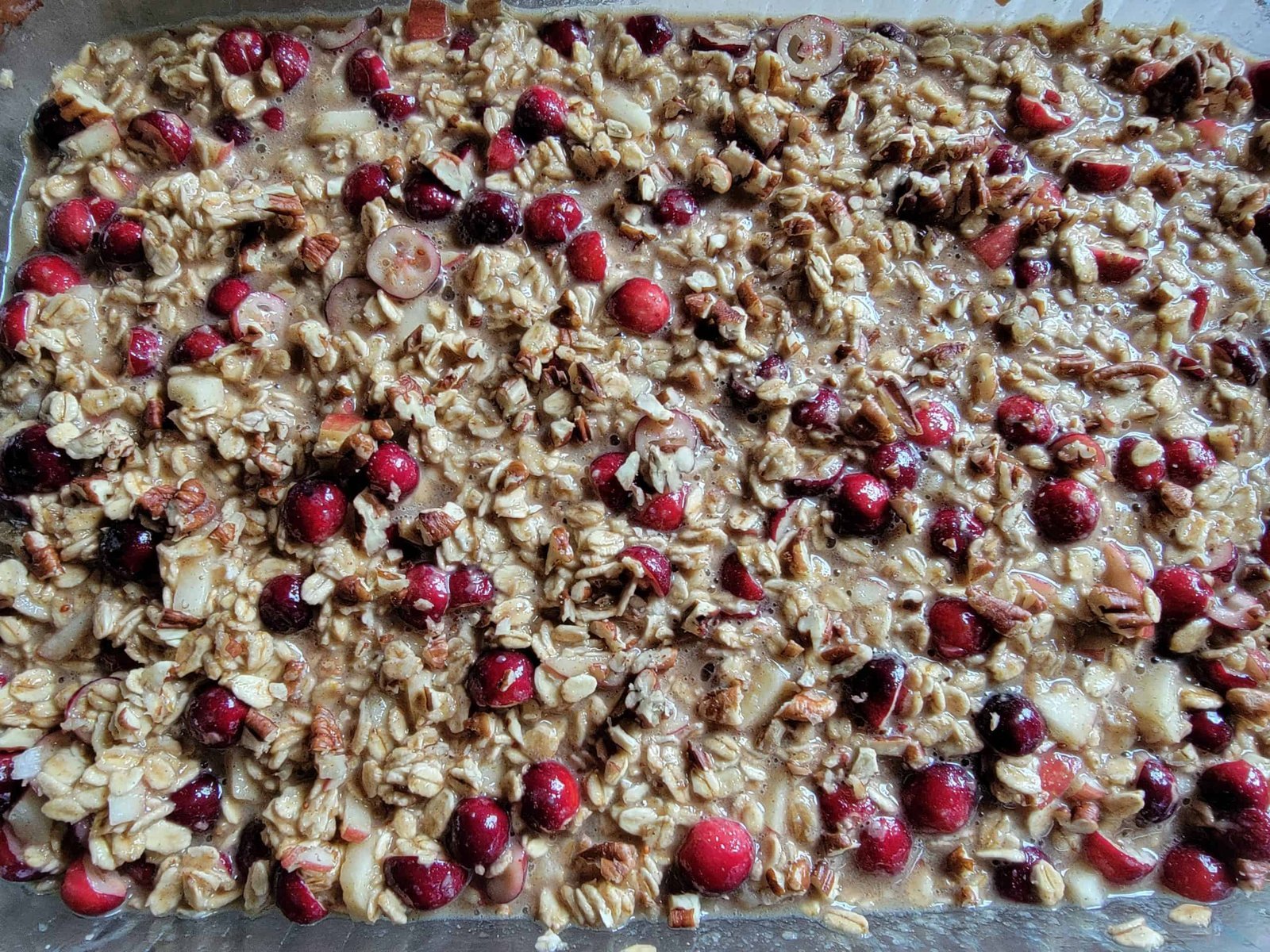 Delicious Cranberry and Apple Baked Oatmeal: THM E