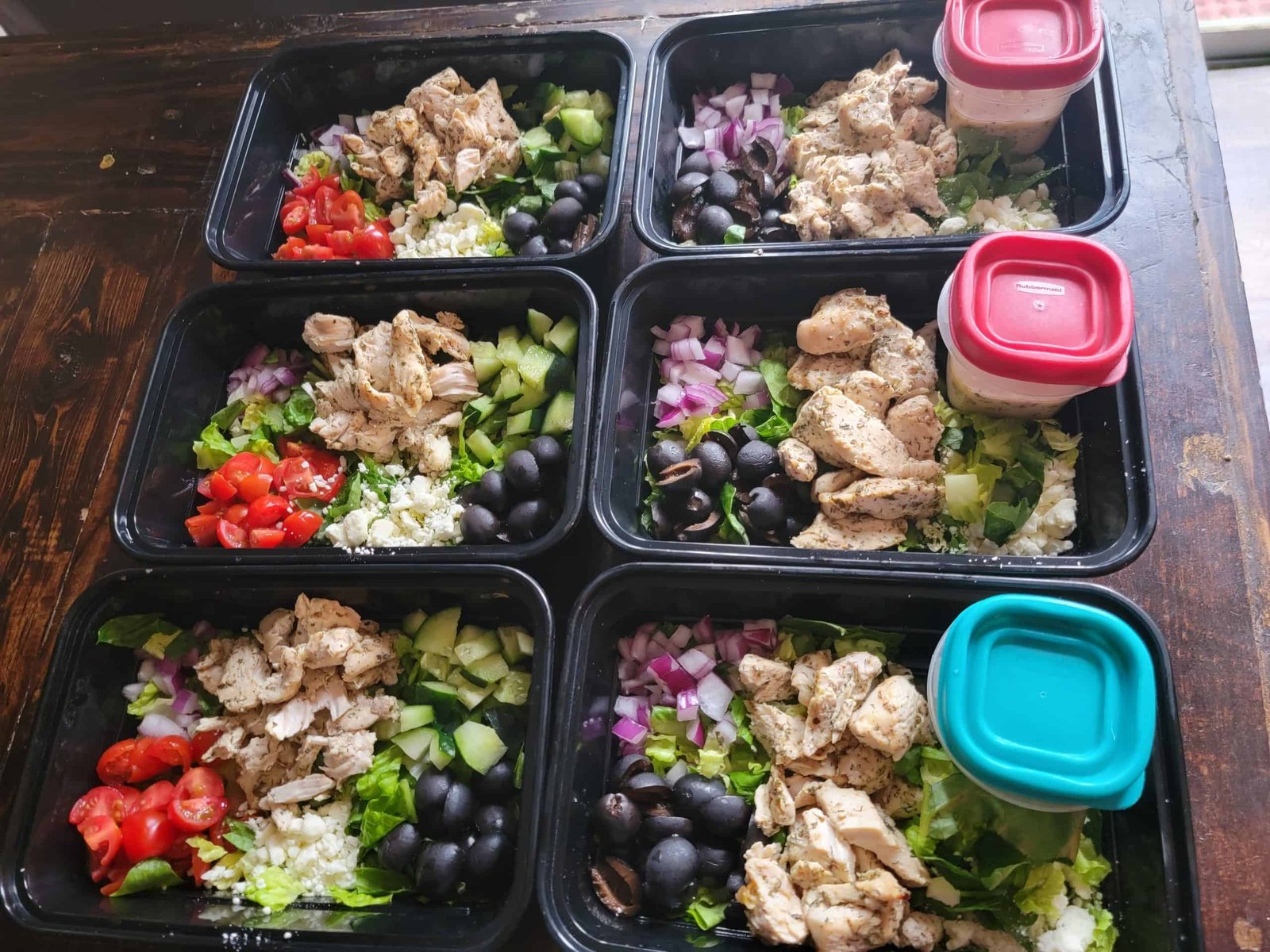 Low Carb Greek Bowls: Perfect for meal prep