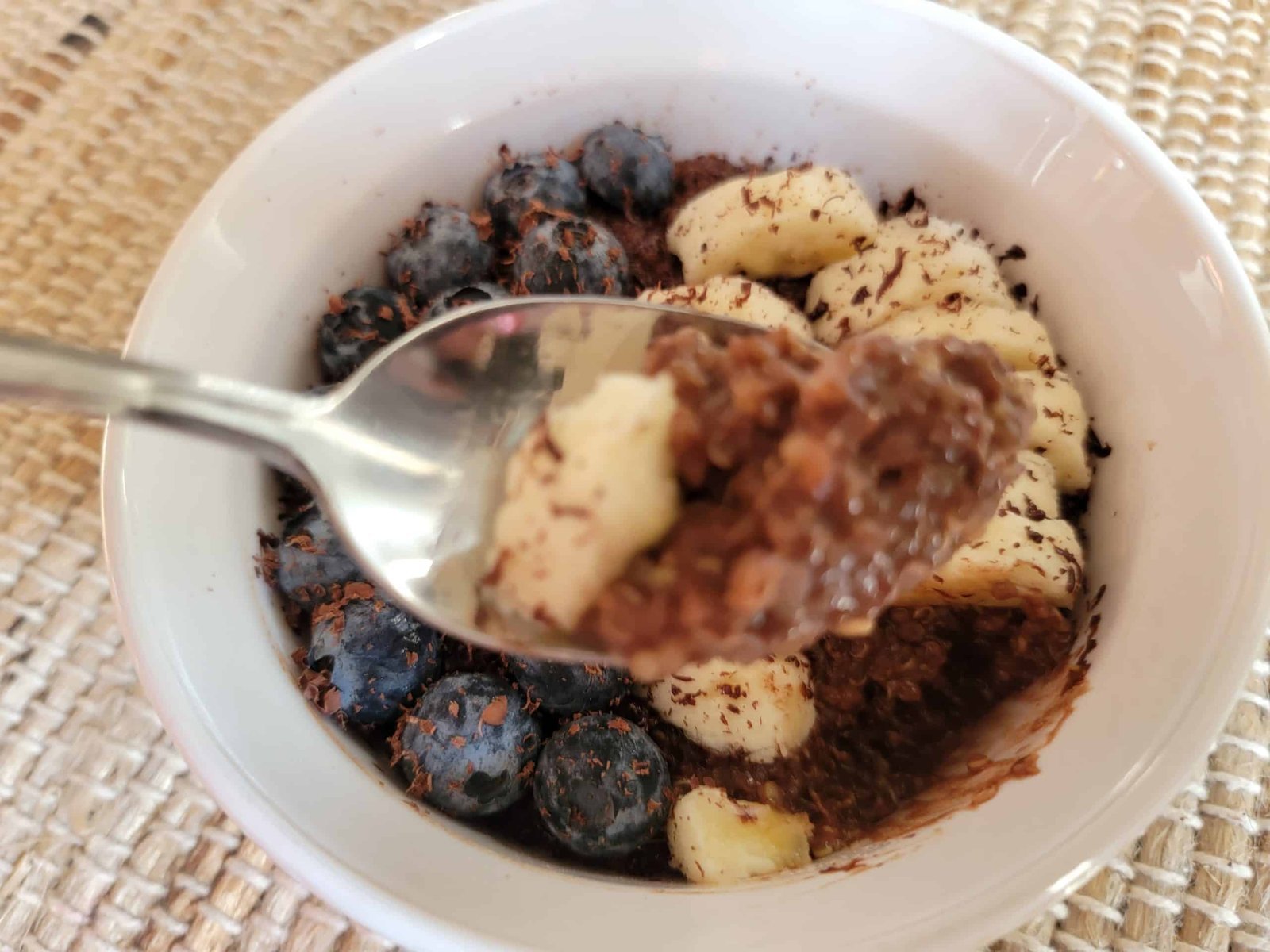 Sugar Free Chcolate Quinoa Bowl, Trim Healthy Mama E