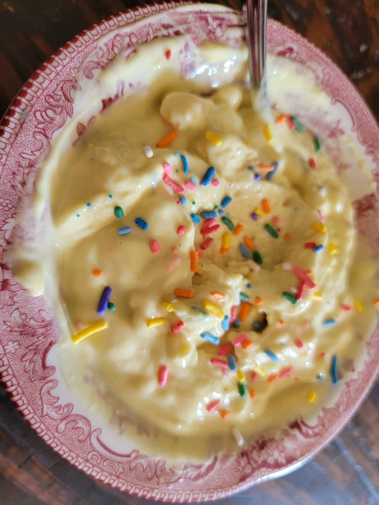 Cake Batter Ice Cream- Trim Healthy Mama Fuel Pull- Hi protein Low Calorie