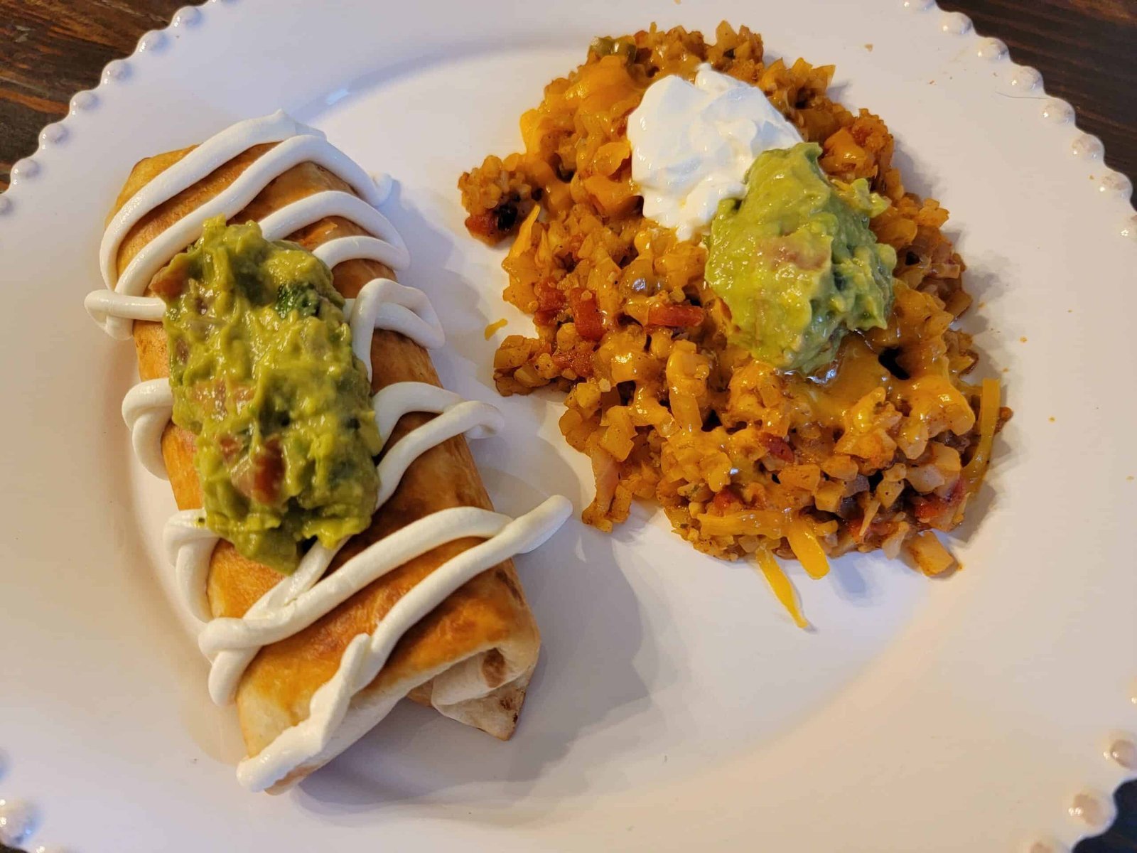 Trim Healthy Mama S- Low Carb- Beef Chimichangas