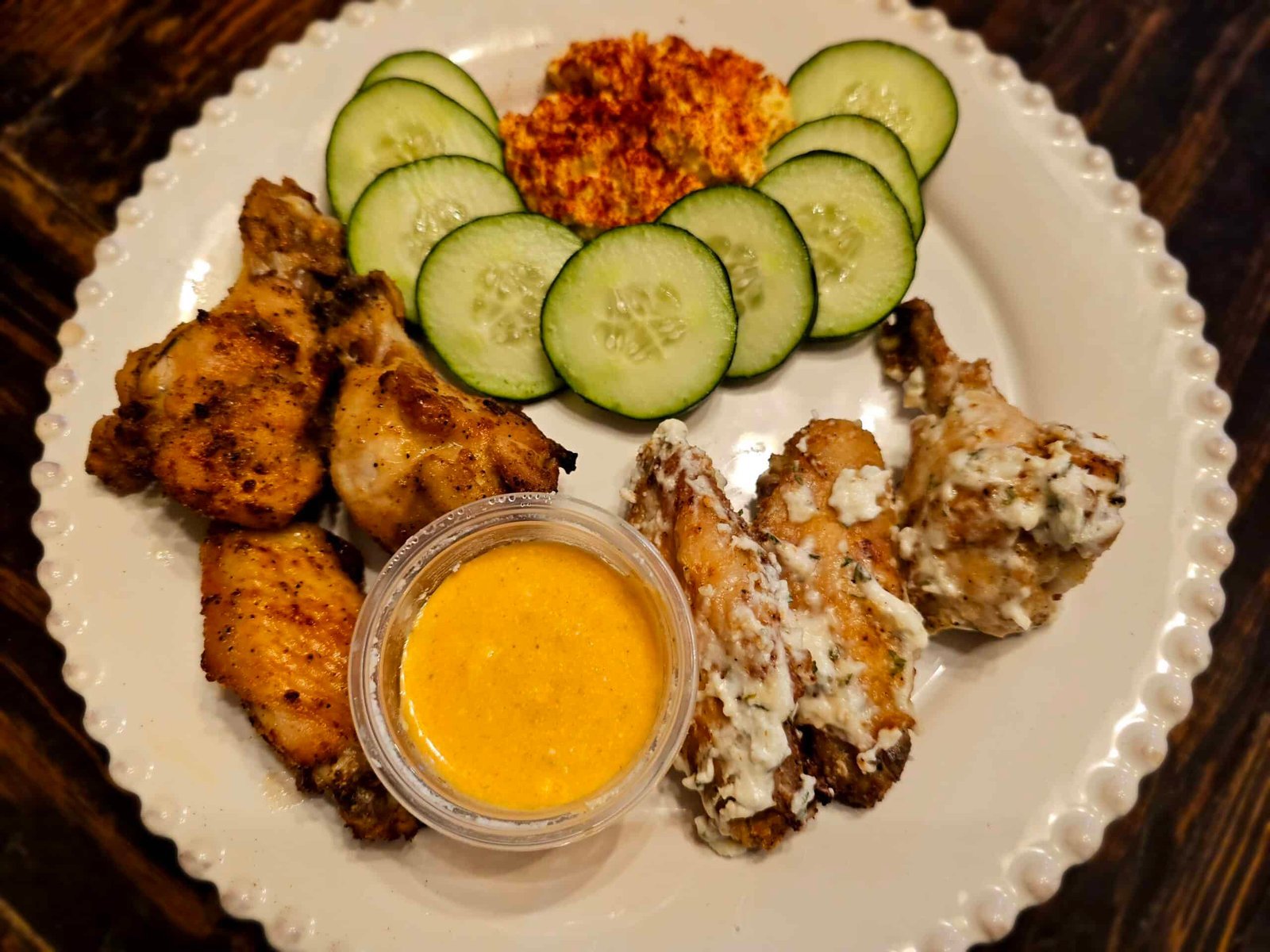 Absolutely Amazing Parmesan Chicken Wings- Trim Healthy Mama S