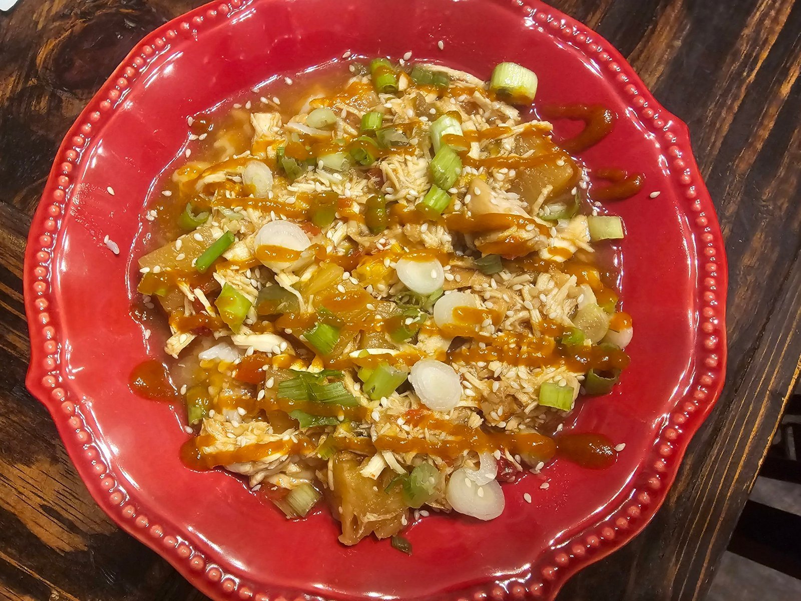 Easy Crockpot Sweet and Sour Chicken- Trim Healthy Mama E