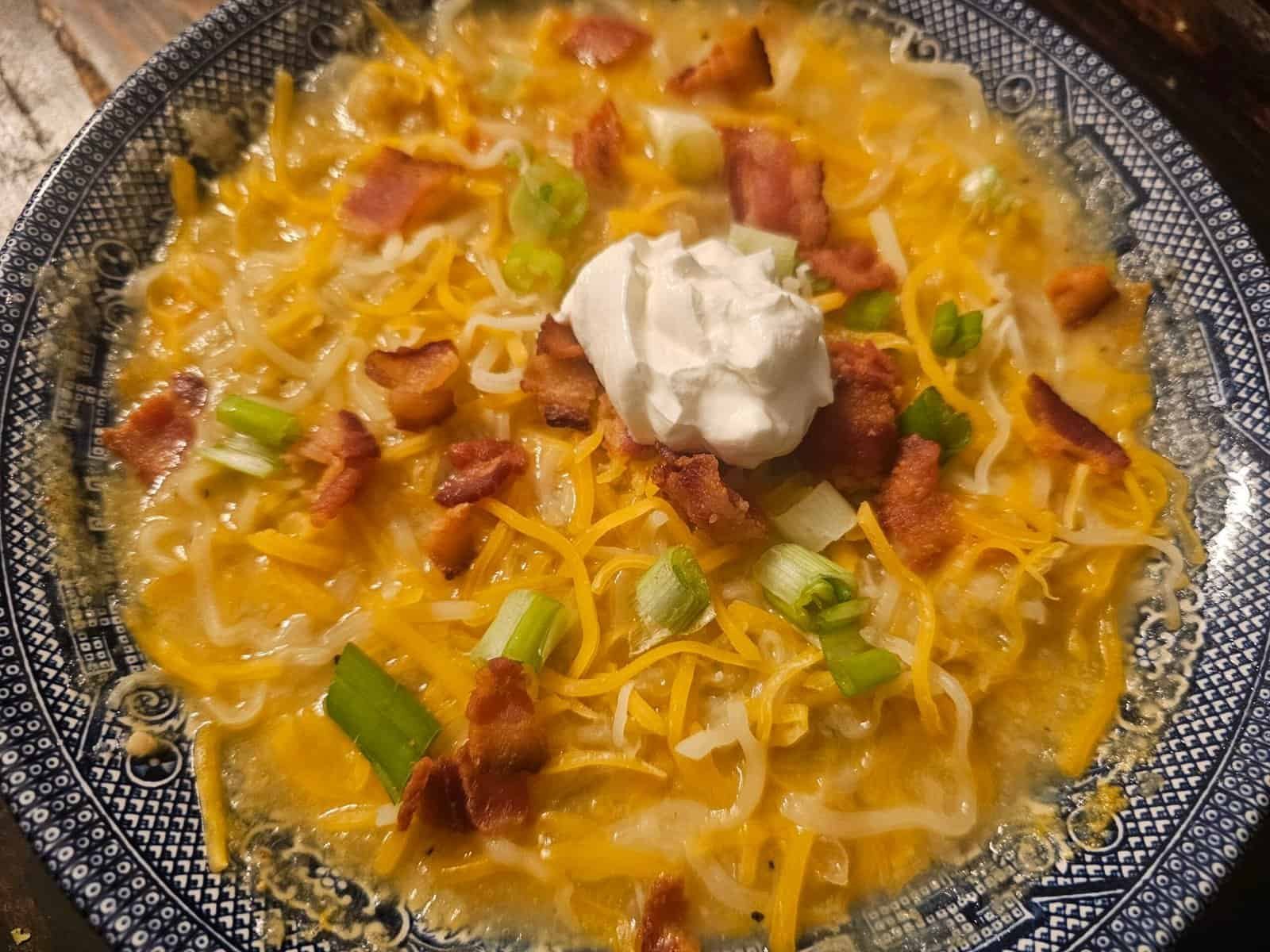 Creamy Light Potato Soup